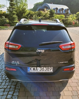 Jeep Cherokee cena 79500 przebieg: 130100, rok produkcji 2014 z Wadowice małe 92